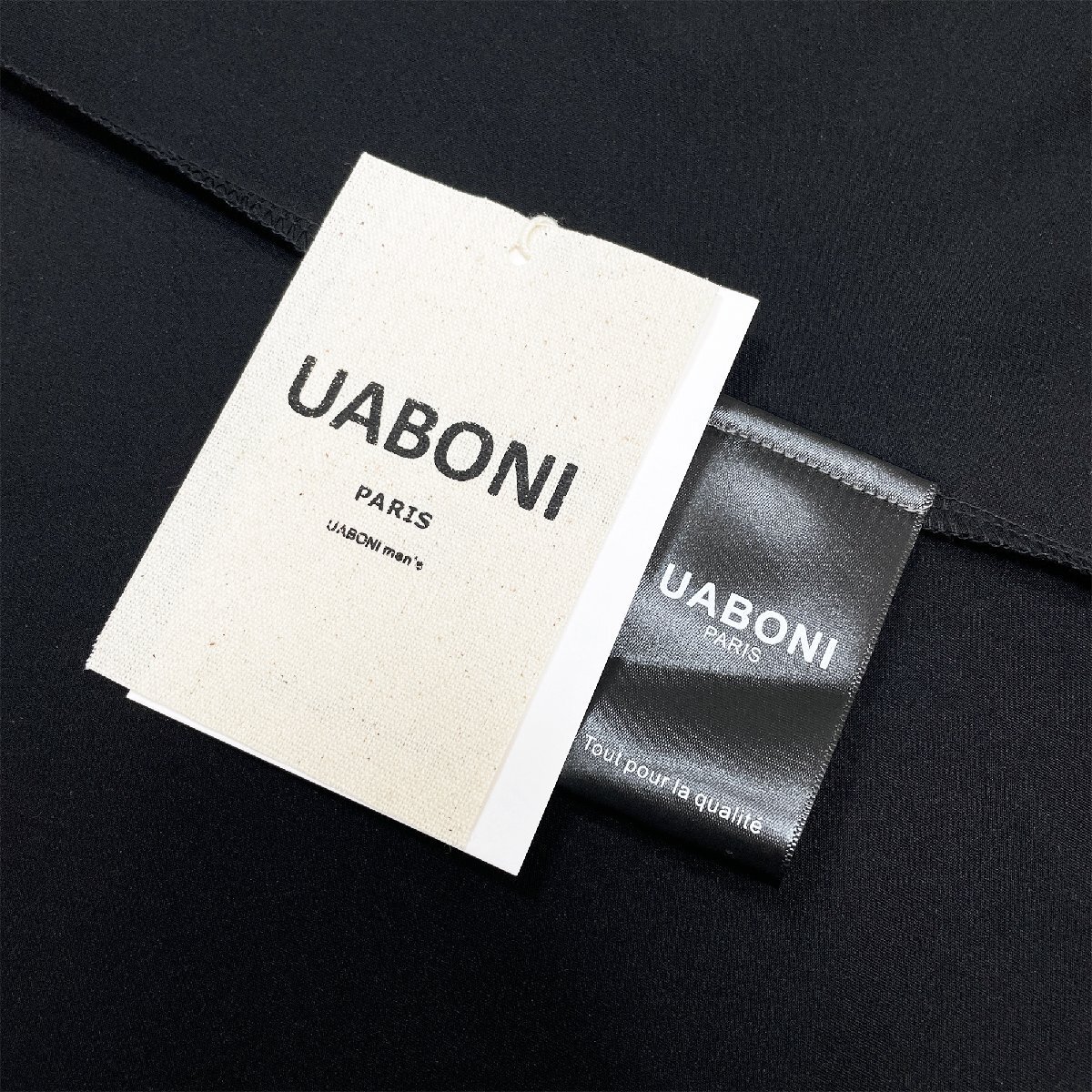 絶賛EU製＆定価4万◆UABONI*Paris*長袖シャツ*ユアボニ*パリ発◆高級シルク/綿混 なめらか 快適 洗練 個性 ストライプ 通勤 紳士 2XL/52_画像10