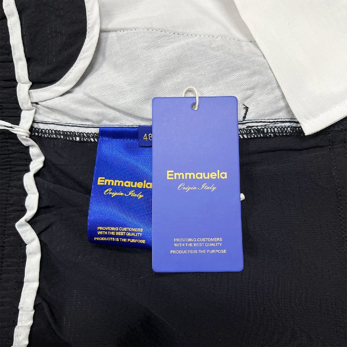 人気・ショートパンツ 定価3万◆Emmauela・イタリア・ミラノ発◆個性 薄手 速乾 通気 オシャレ ボトムス イージーパンツ レジャー L/48_画像9