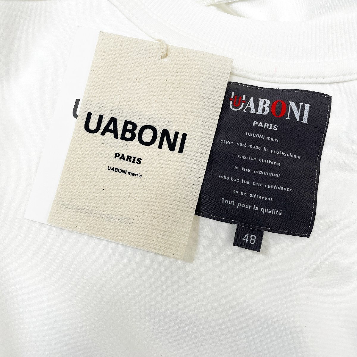 個性EU製＆定価4万◆UABONI*Paris*トレーナー*ユアボニ*パリ発◆上品 お洒落 シンプル フラワー スウェット カットソー 春 日常 2XL/52_画像8