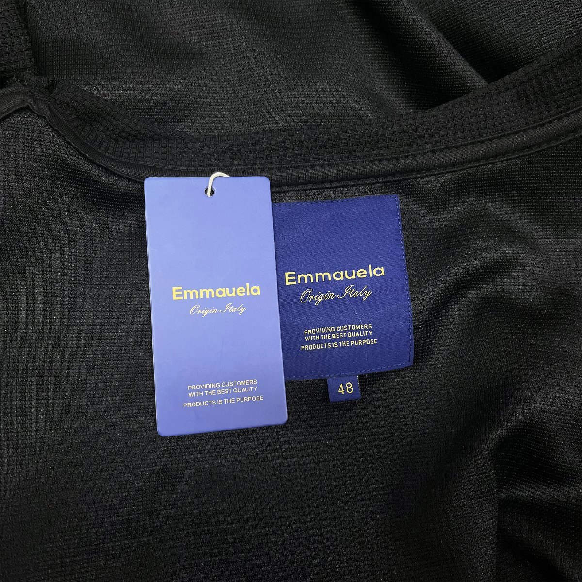 個性・上下セット 定価7万◆Emmauela・イタリア・ミラノ発◆通気 薄手 快適 半袖Tシャツ ショートパンツ スポーツ カジュアル メンズ 夏 L_画像10