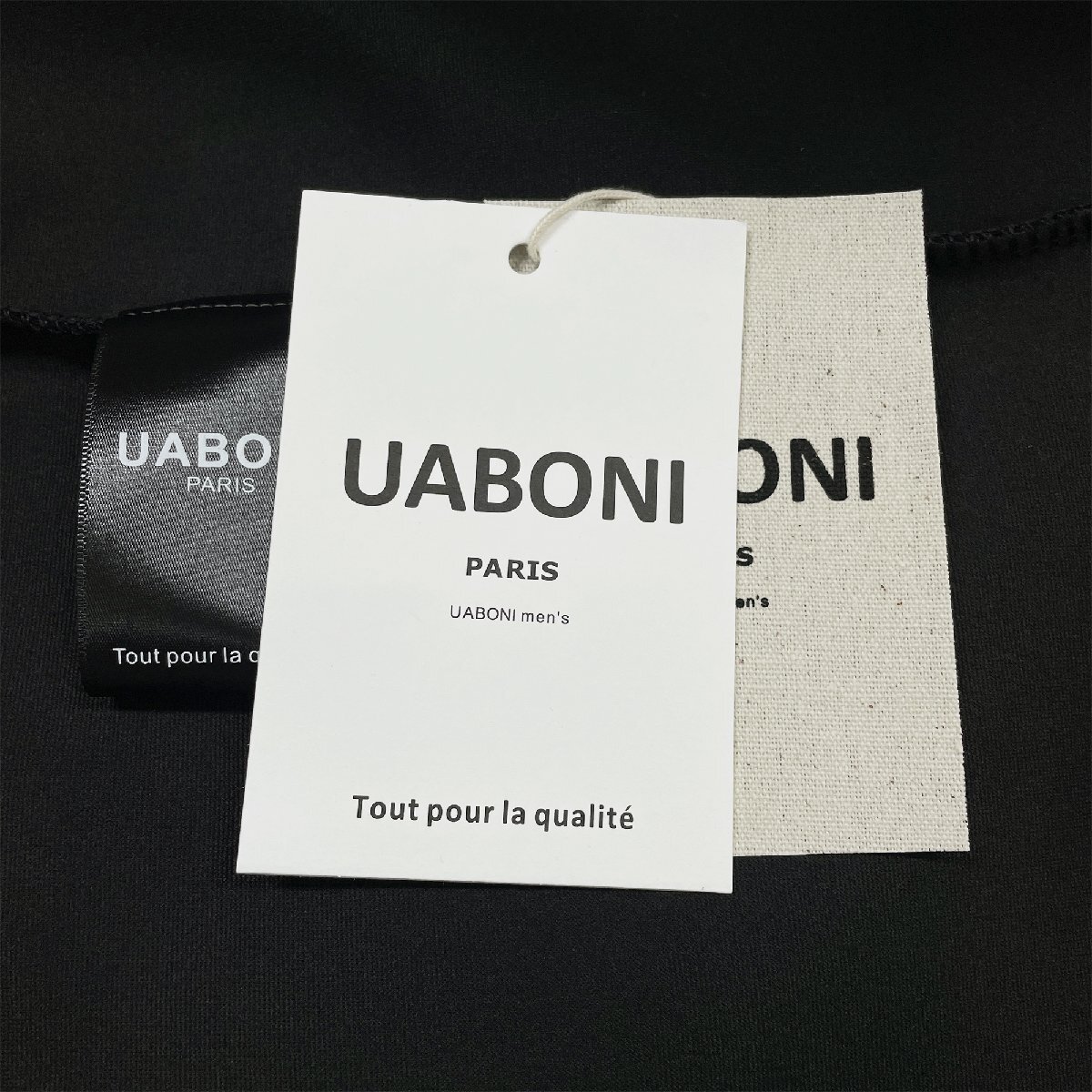 個性EU製＆定価4万◆UABONI*Paris*パーカー*ユアボニ*パリ発◆コットン100％ 高級 ソフト クマ スウェット 可愛い トレーナー 男女兼用 L_画像8