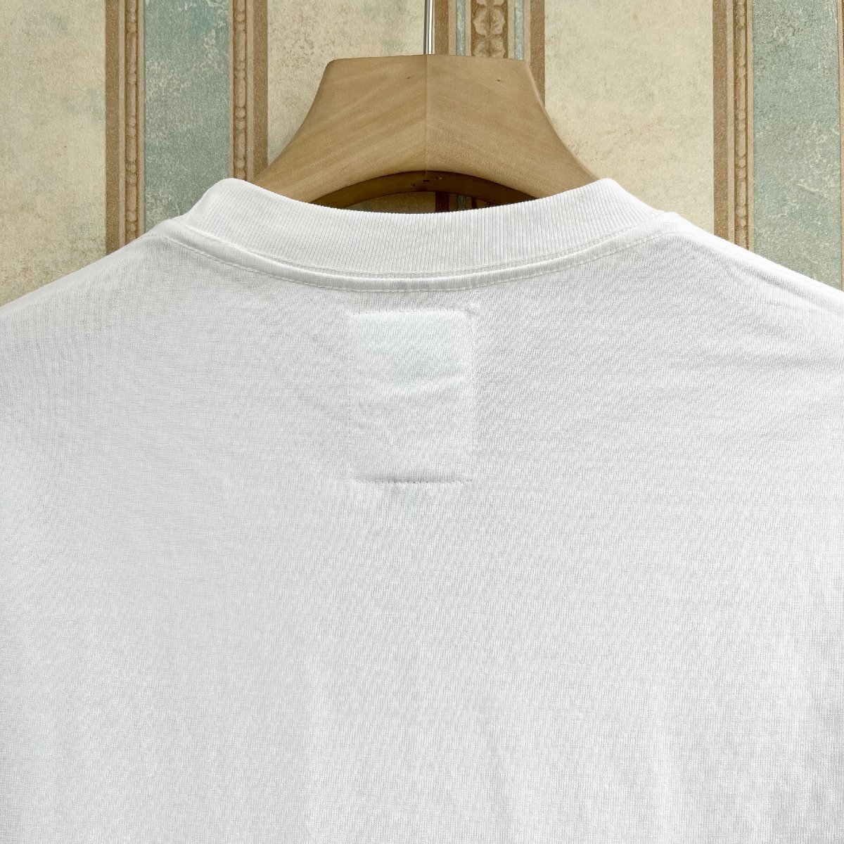 定番 定価2万 FRANKLIN MUSK・アメリカ・ニューヨーク発 半袖Tシャツ 上質 通気 快適 モノグラム アメカジ ベアブリック/Bearbrick サイズ2_画像7