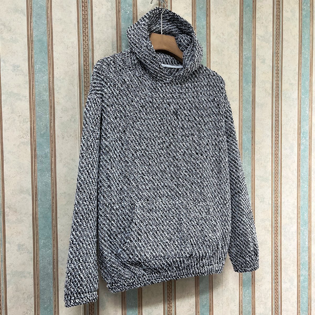  high class regular price 4 ten thousand FRANKLIN MUSK* America * New York departure Parker fine quality wool soft robust braided piece . tops pull over spring size 4