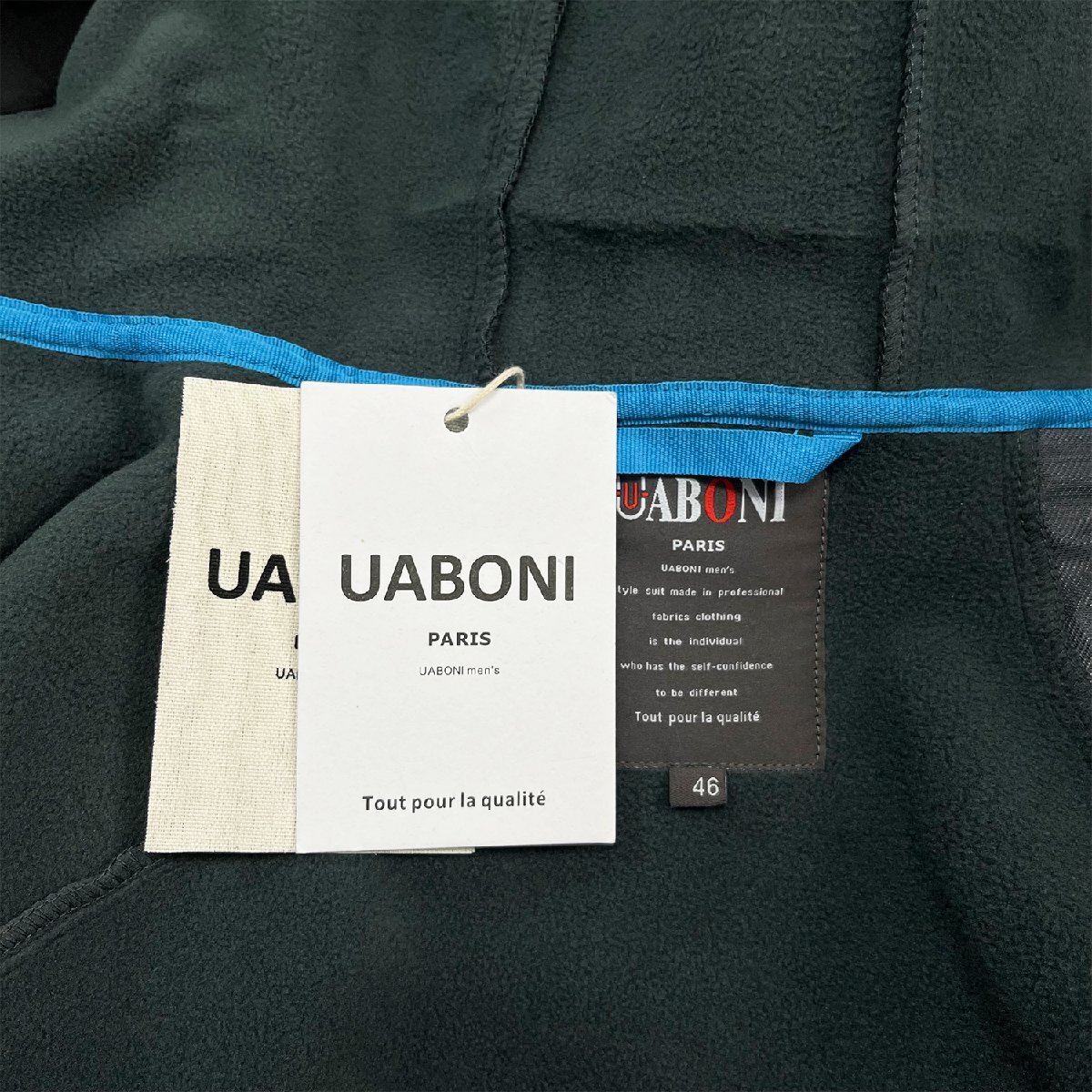 最高級EU製＆定価6万◆UABONI*Paris*マウンテンパーカー*ユアボニ*パリ発◆上質 個性 防風 撥水加工 ジャケット 登山服 アウトドア 春夏 XL_画像9