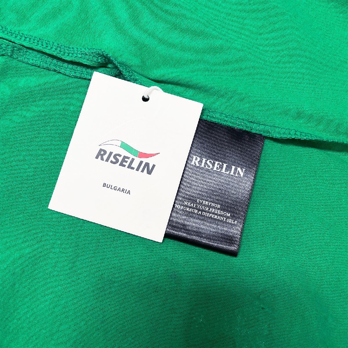 個性ヨーロッパ製※定価2万◆ブルガリア発※RISELIN 半袖Tシャツ 人気 ゆったり ダメージ加工 ウサギ トップス アシンメトリー 街着 2XL/52_画像8