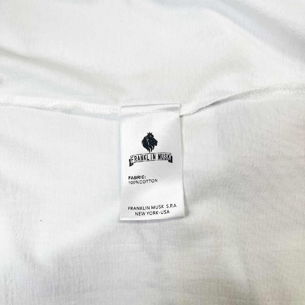 新作 定価2万 FRANKLIN MUSK・アメリカ・ニューヨーク発 半袖Tシャツ コットン100% 通気 カットソー スウェット 可愛い 男女兼用 夏サイズ3_画像9