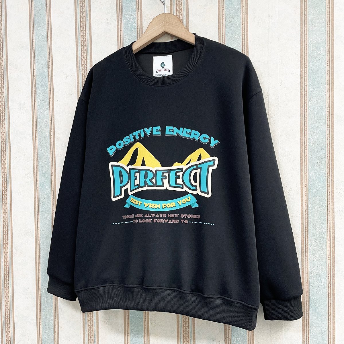  standard regular price 4 ten thousand FRANKLIN MUSK* America * New York departure sweatshirt on goods piece . cotton 100% soft britain character pattern American Casual pull over everyday size 3