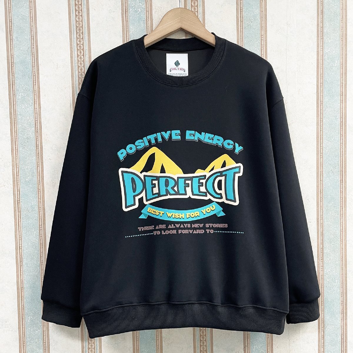  standard regular price 4 ten thousand FRANKLIN MUSK* America * New York departure sweatshirt on goods piece . cotton 100% soft britain character pattern American Casual pull over everyday size 3