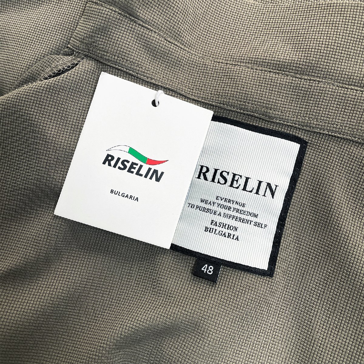 人気ヨーロッパ製※定価2万◆ブルガリア発※RISELIN ポロシャツ 通気 速乾 オシャレ チェック柄 POLO 半袖 ゴルフ ビジネス メンズ 2XL/52_画像9