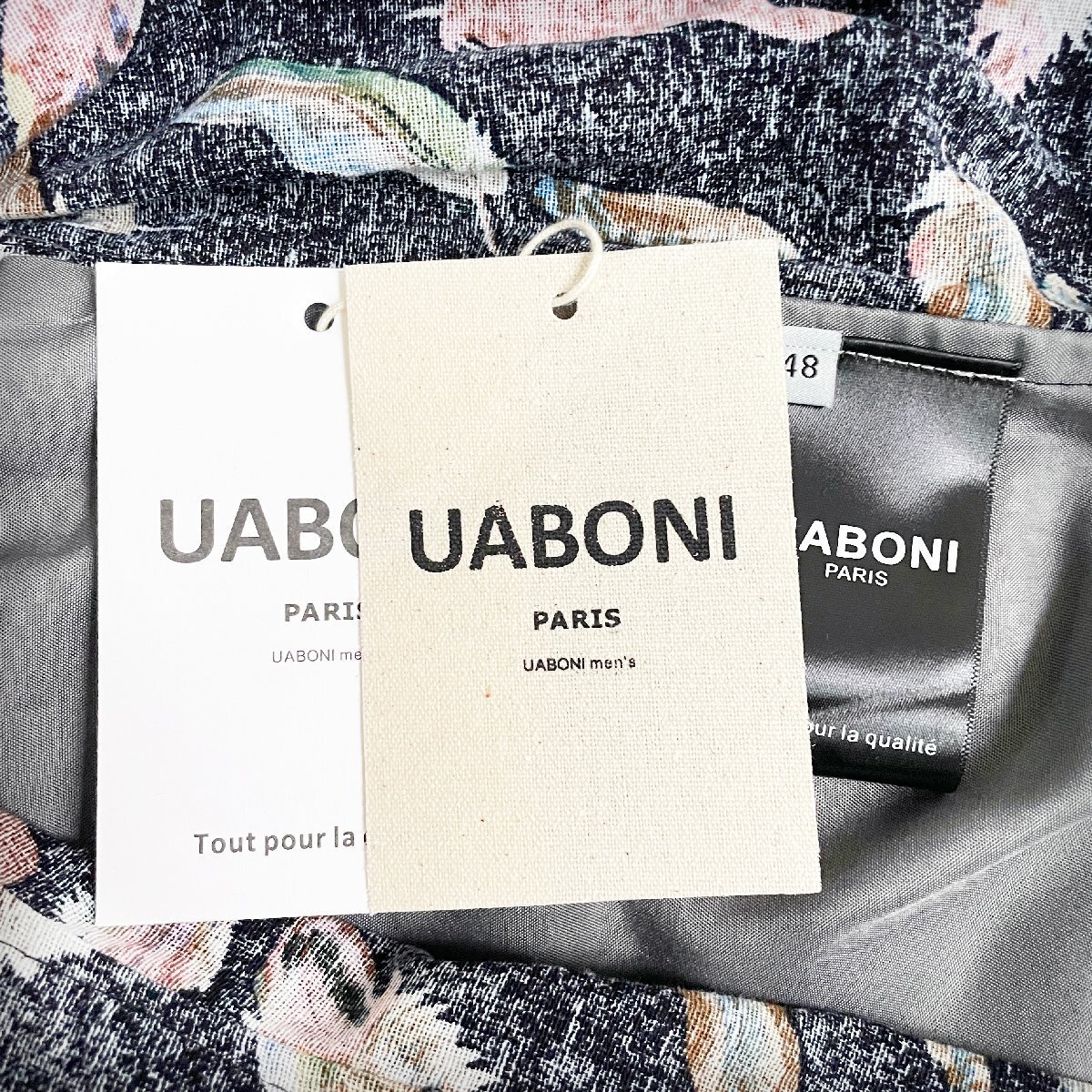 個性EU製＆定価4万◆UABONI*Paris*ショートパンツ*ユアボニ*パリ発◆高級リネン/麻 速乾 通気 半ズボン サーフパンツ 日常 XL/50サイズ_画像10