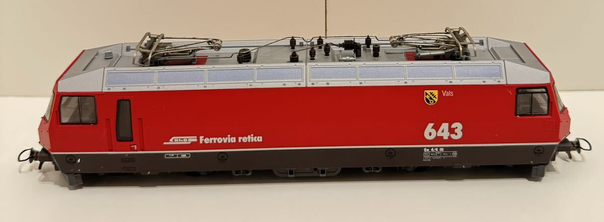 BEMO HO gauge 1259 103 Ge 4/4 Ⅲ Nr.643 Switzerland electric locomotive railroad model 