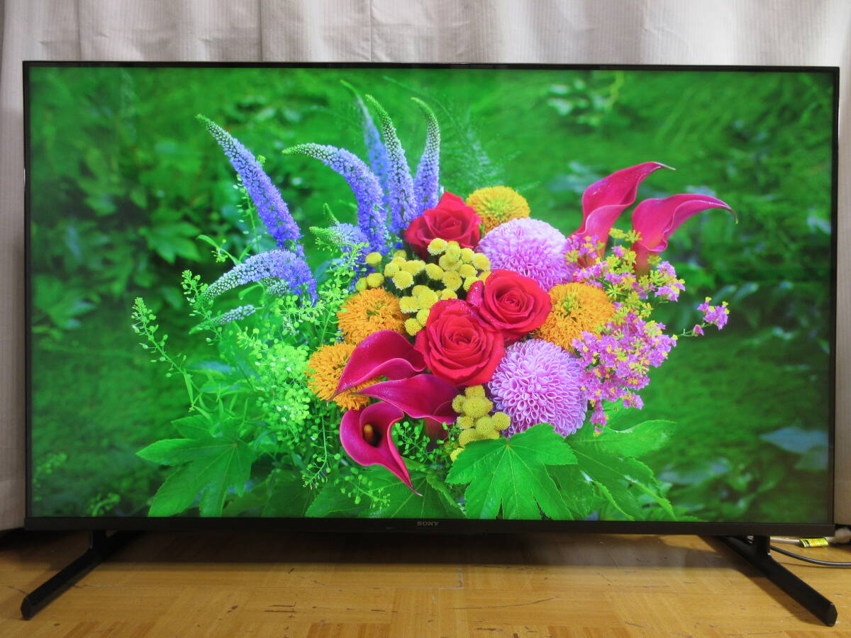 SONY　BRAVIA KJ-55X80L [55吋]展示美品1年保証（即決で5年保証）Google TV機能スマホ連携など便利機能を搭載した4K液晶テレビZQ_画像3