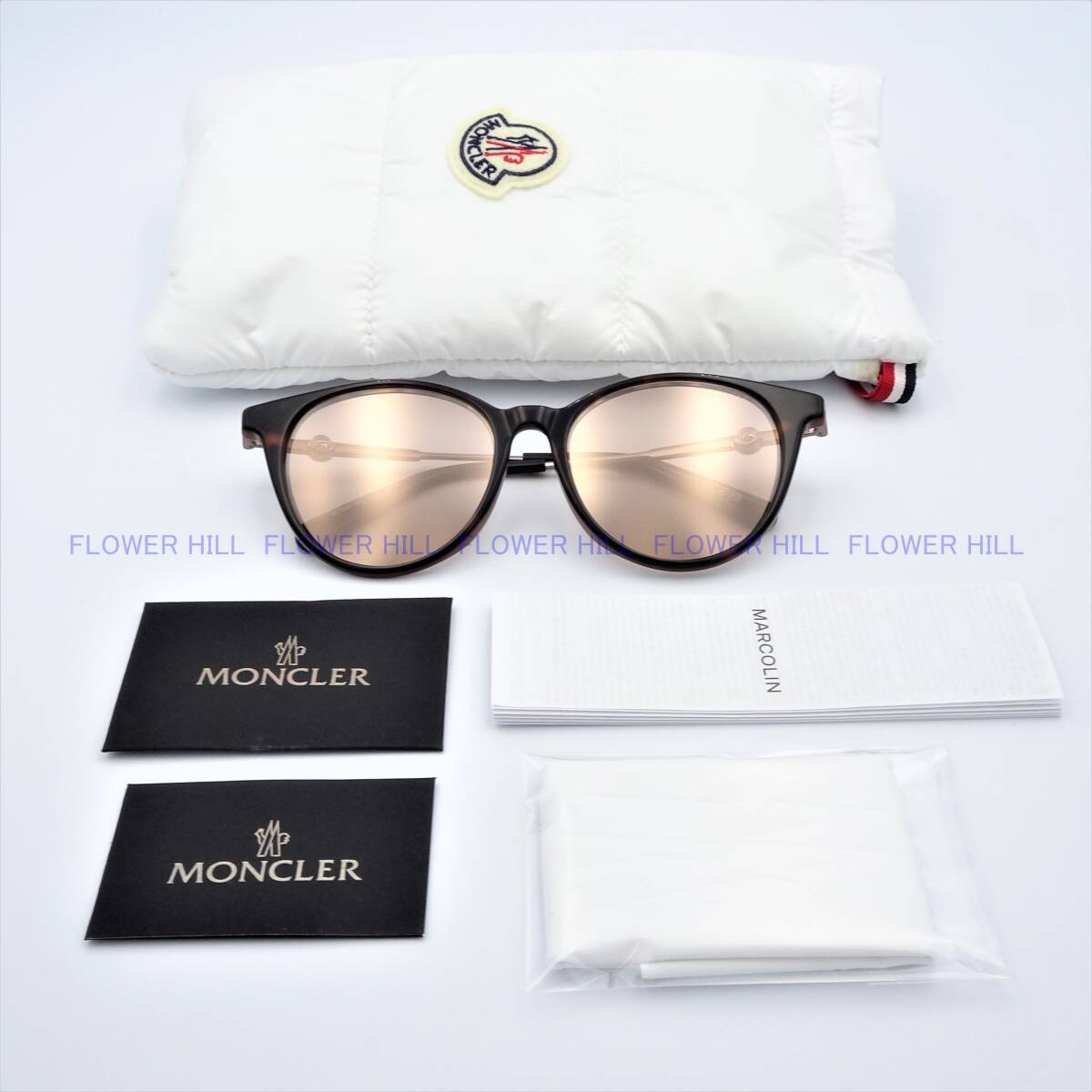 モンクレール サングラス ハバナ/オレンジ ML0226-F/S 56U モンクレール MONCLER サングラス ハバナ・パールオレンジ