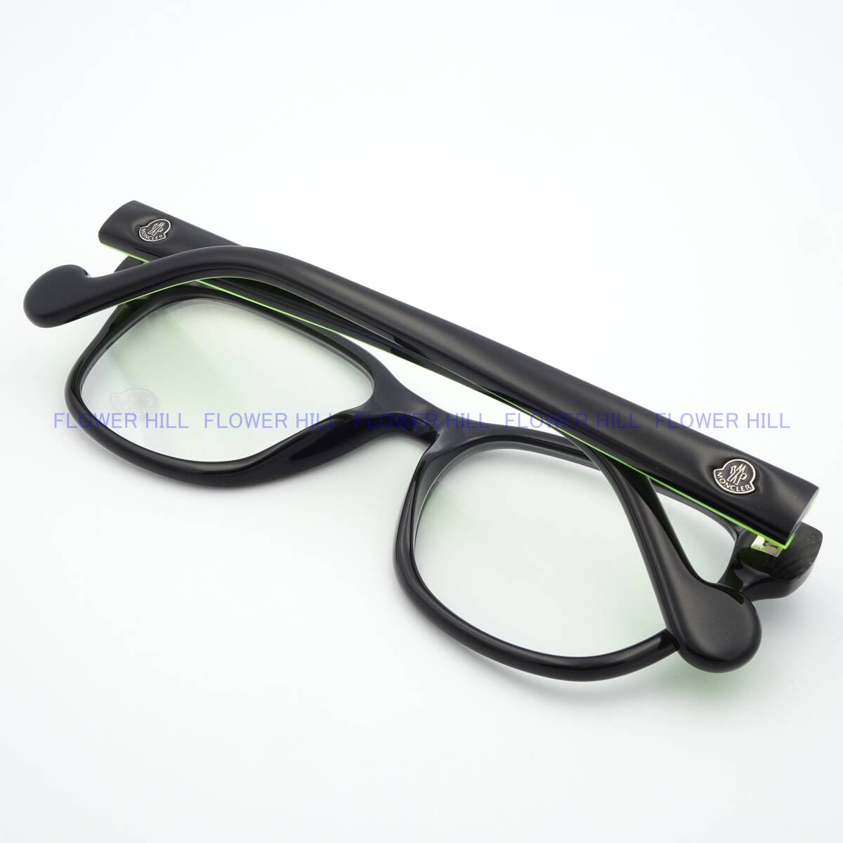 【新品・送料無料】モンクレール MONCLER メガネ フレーム ブラック/グリーン ML5065 001 イタリア製 メンズ レディース めがね 眼鏡_画像9