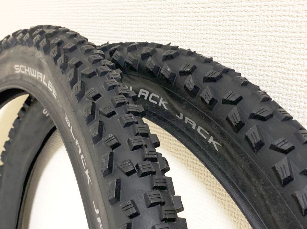 [ free shipping special price ]Schwalbe Black Jack 26×2.25 new goods 2 pcs set 
