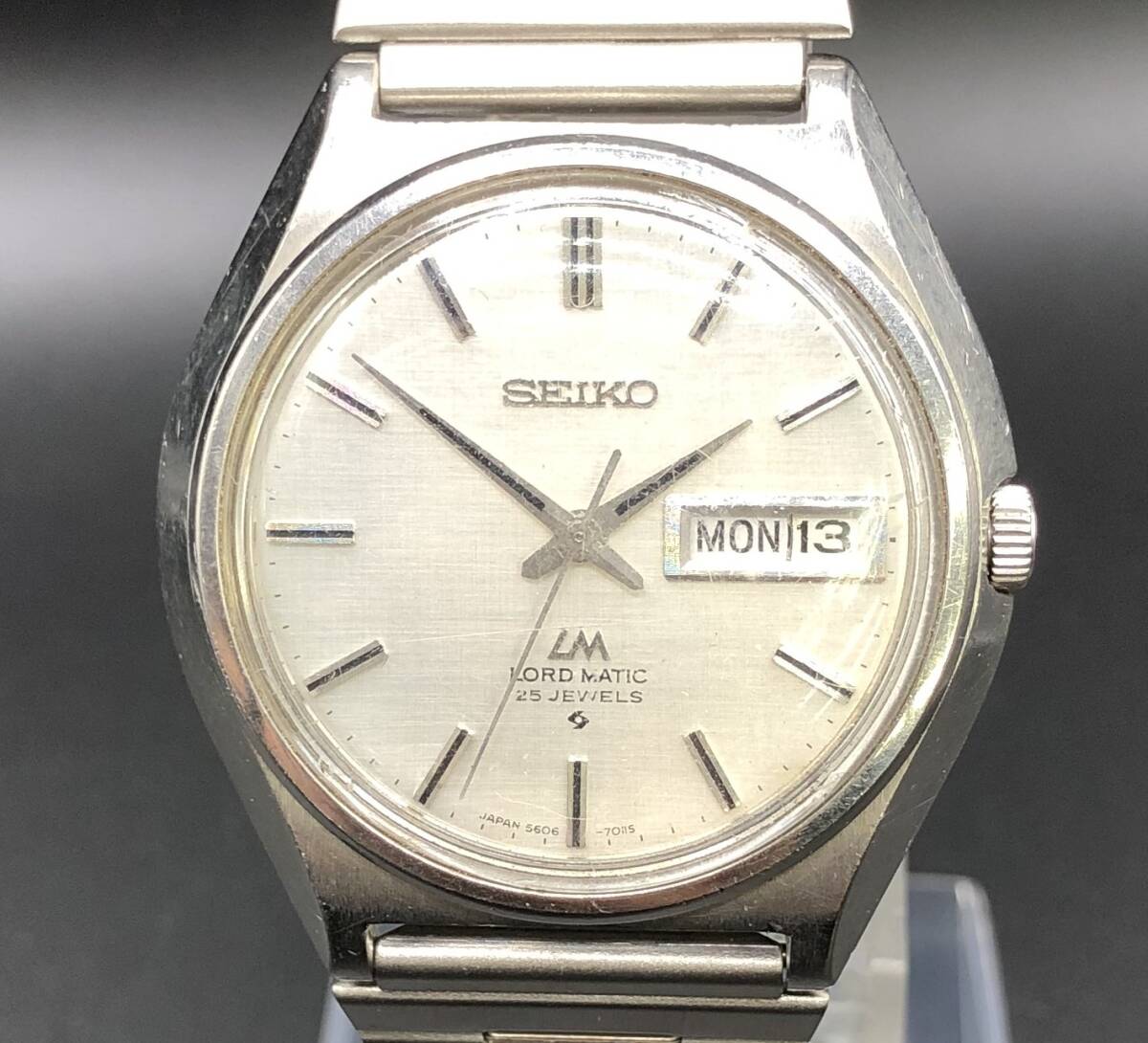 [A]時計(サ60)★[[WH-11673]]★SEIKO(セイコー)★5606-7010★LORDMATIC デイデイト25石★稼働品★_画像2