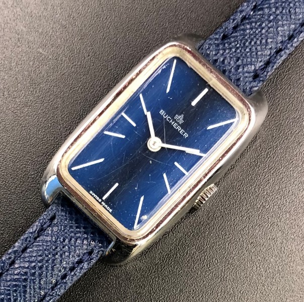 時計 『WH 5285』 BUCHERER(ブッフェラー) レクタン型 メカニカルウォッチ 稼働品|