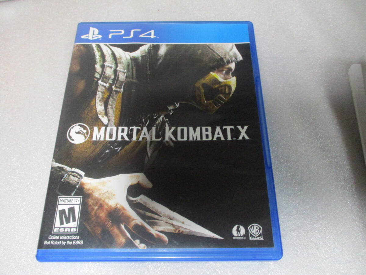 送料198円 PS4ソフト MORTAL KOMBAT X モータルコンバットX 海外版_画像1