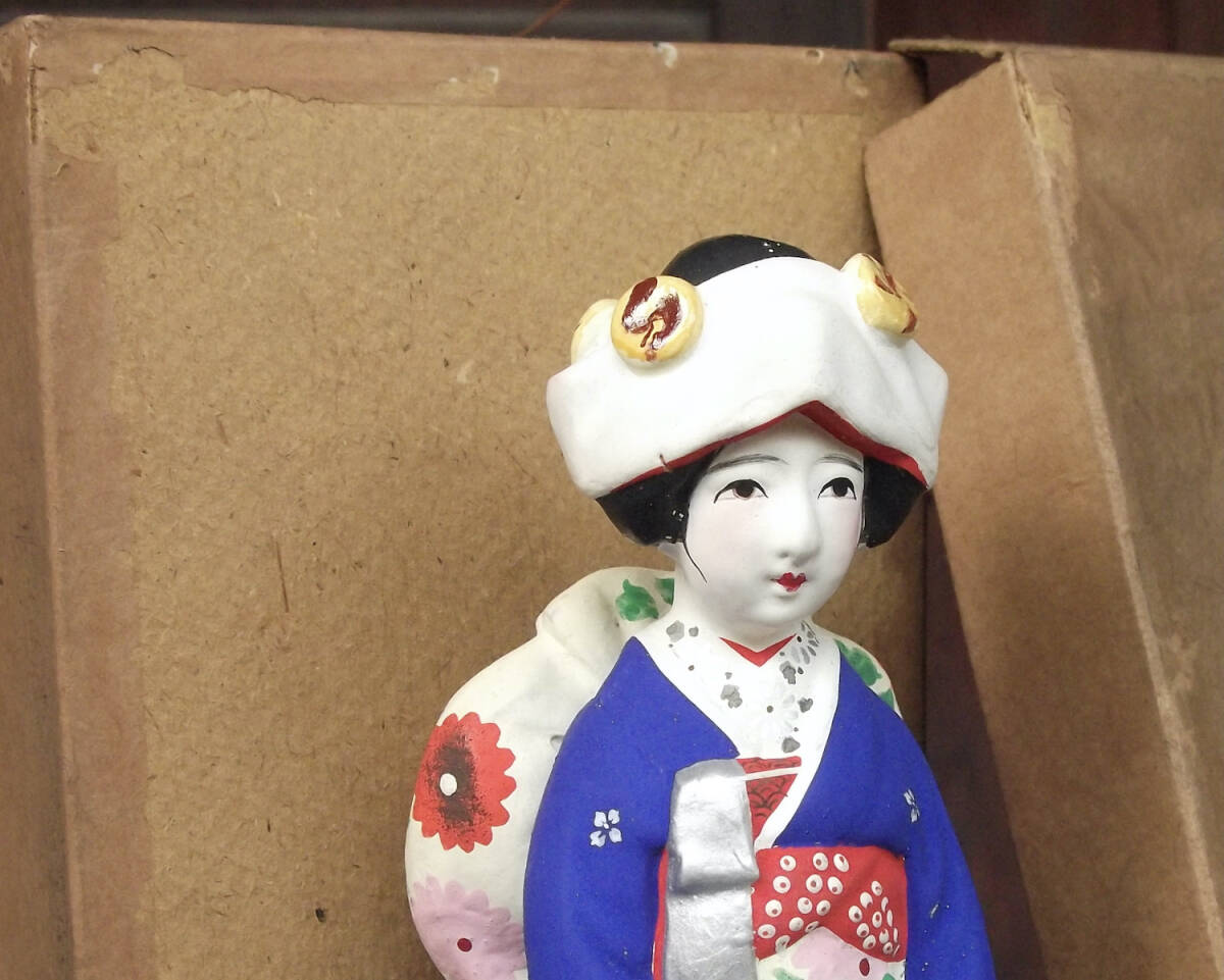 は自分にプチご褒美を Yahoo!オークション - 時代 アンティーク 土人形 花嫁人形 戦前 その他
