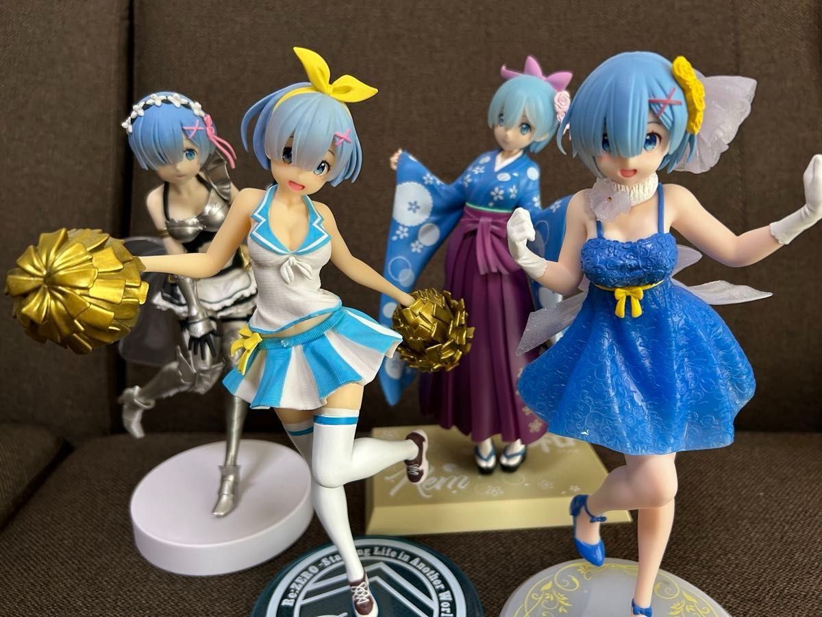 1体追加】Re ゼロ リゼロ レム プライズフィギュアまとめ売り 1体追加】Re ゼロ リゼロ レム プライズフィギュアまとめ売り