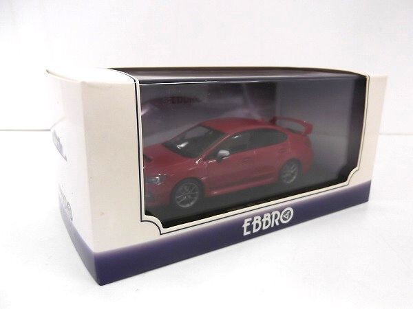 EBBRO/エブロ 1/43 SUBARU/スバル WRX STI 2014 RED/赤 45313/60サイズ_画像6