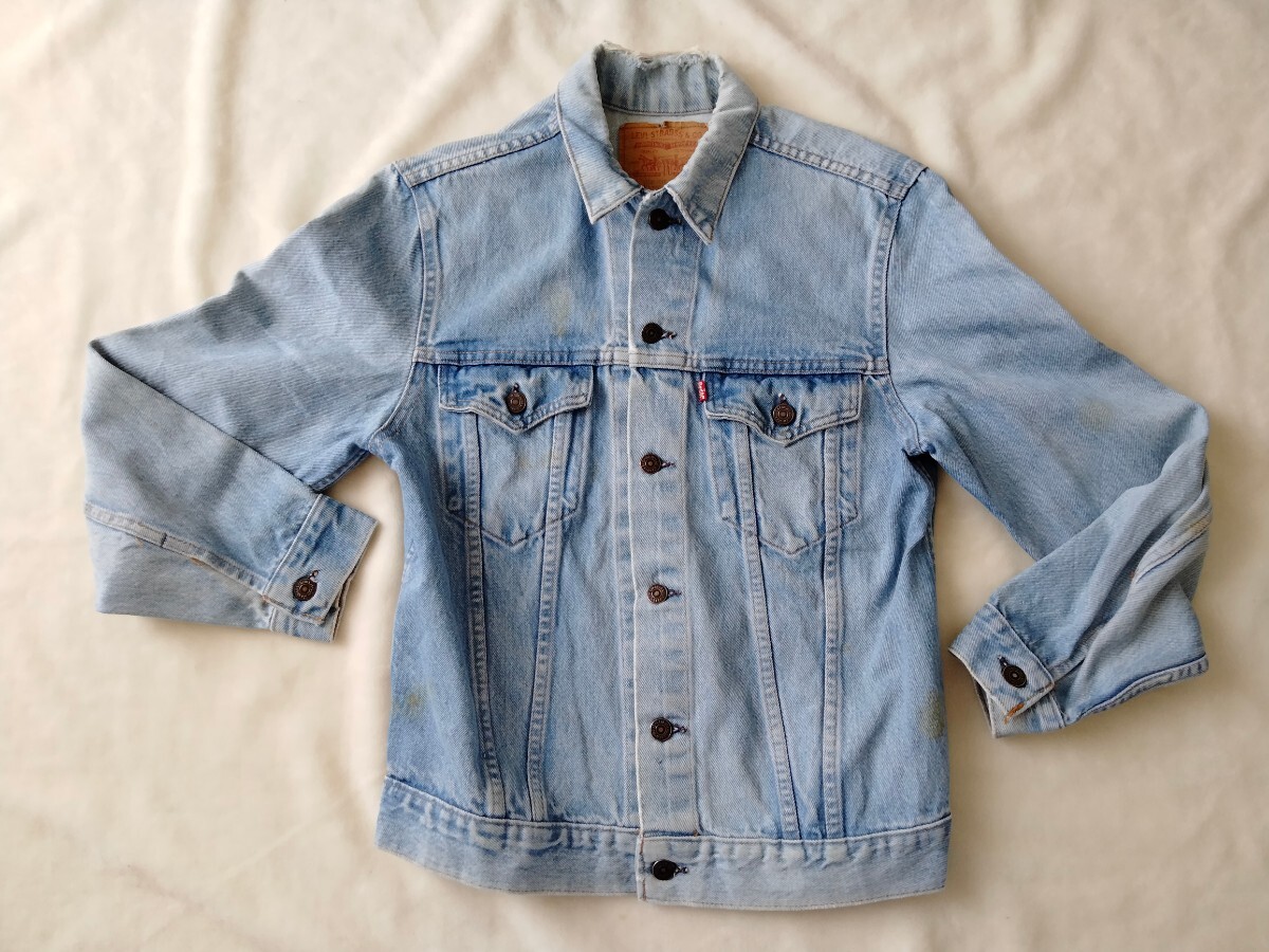 リーバイス デニムジャケット Canada製 Levi's 70505 /検索 ビッグＥ 501 517 505 usa vintage 赤耳 前期 後期 ヴィンテージ バレンシア_画像1