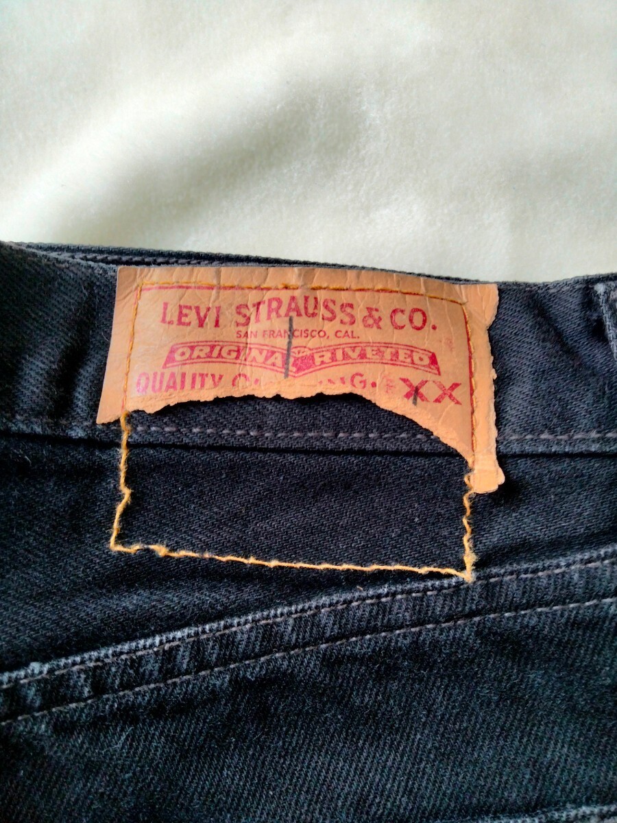 リーバイス 501 黒 サルファブラック Mexico Levi's /検索 ビッグＥ 517 505 usa製 vintage 赤耳 前期 後期 ヴィンテージ バレンシア 90s_画像3