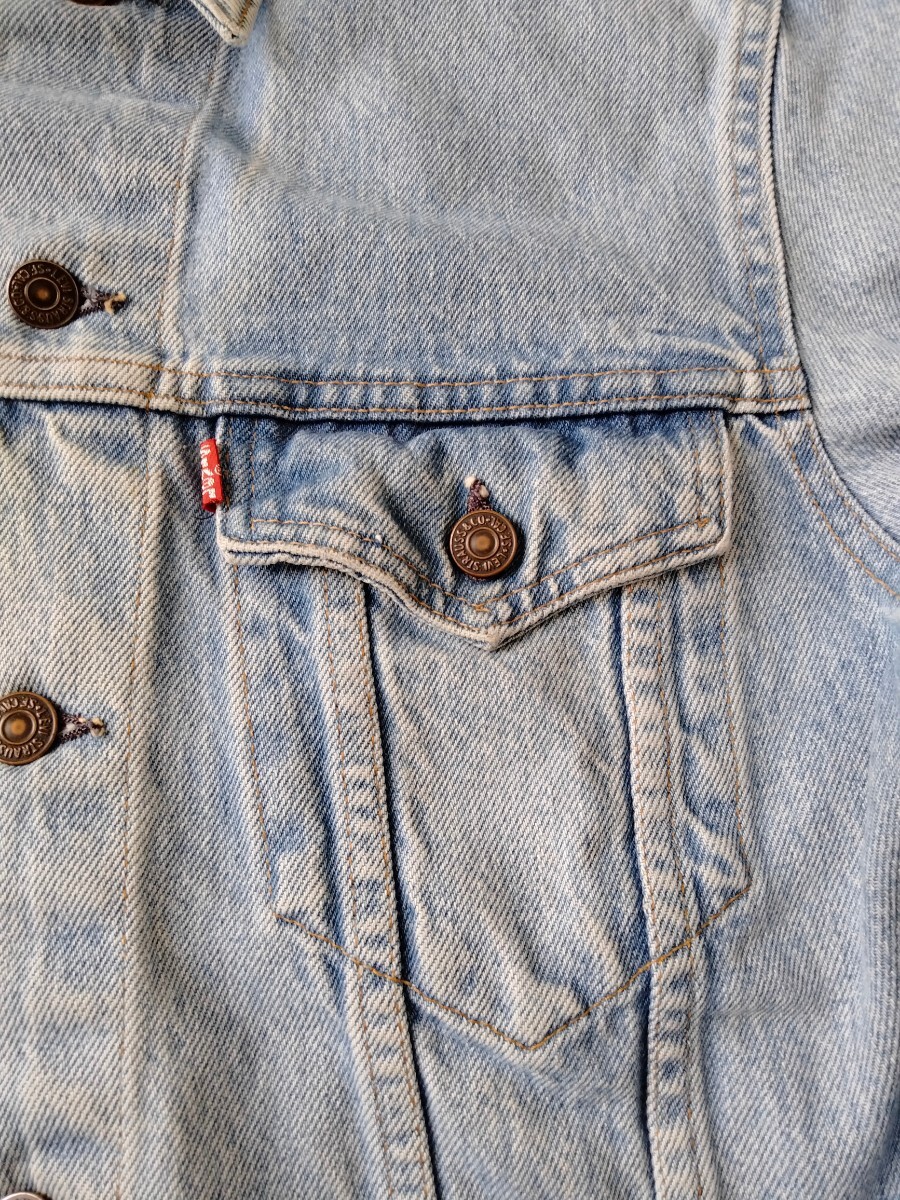 リーバイス デニムジャケット Canada製 Levi's 70505 /検索 ビッグＥ 501 517 505 usa vintage 赤耳 前期 後期 ヴィンテージ バレンシア_画像2