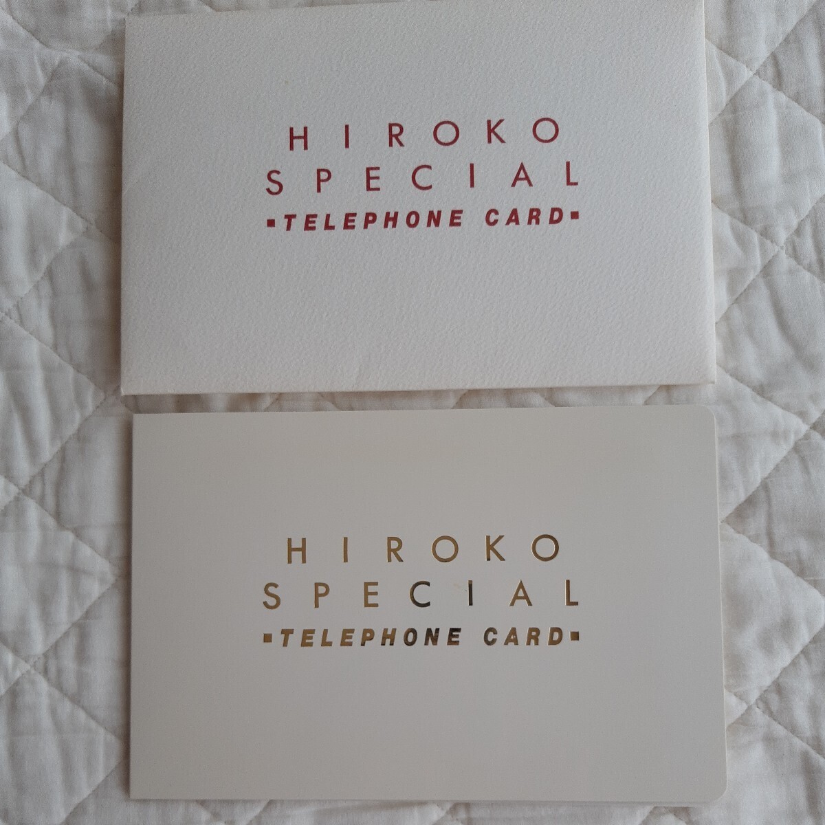 TOSHIBA HIROKO SPECIAL テレフォンカード 50度数 4枚セット _画像5