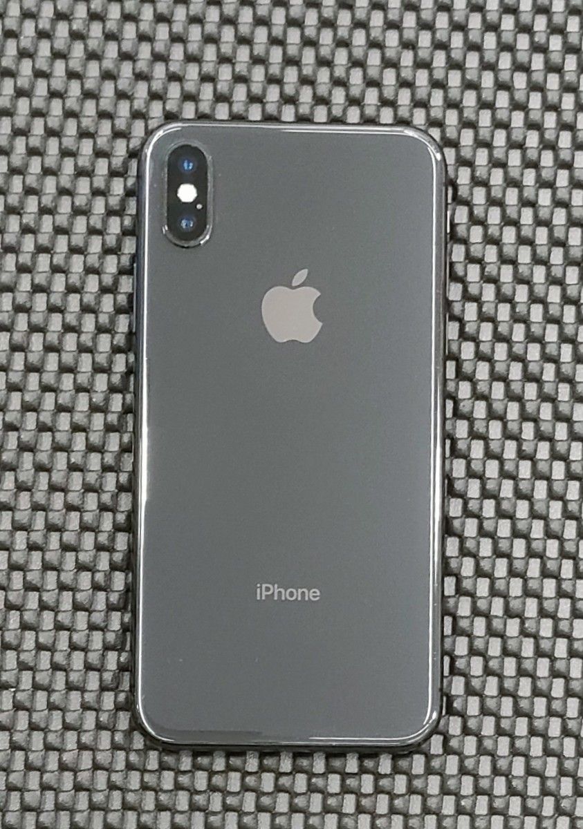 【美品】iPhoneX 256GB  スペースグレー SIMフリー