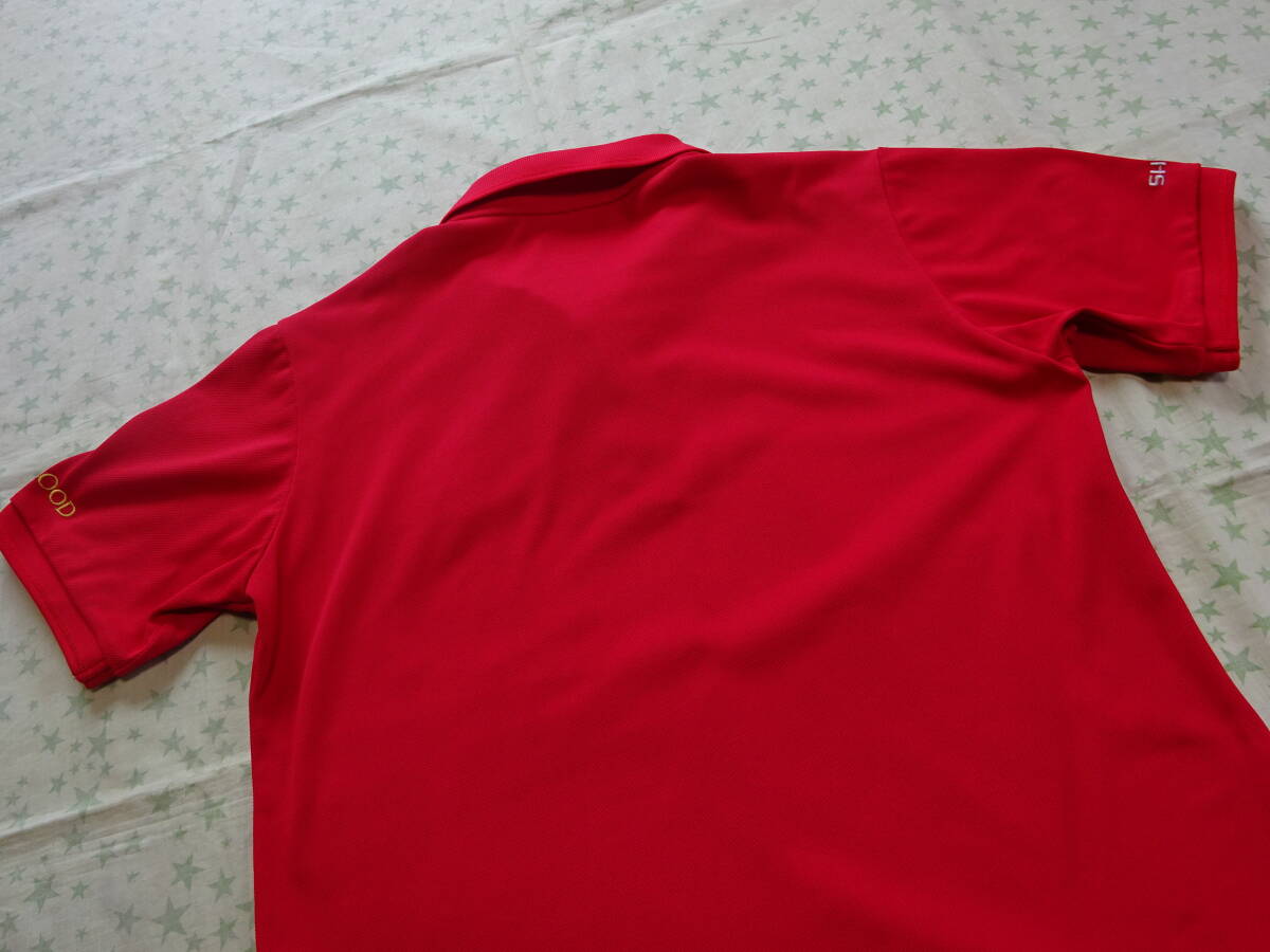 シマノ ★ ポロシャツ LIMITED PRO SH-174R (カラー:ブラッドレッド) M　美品_画像5