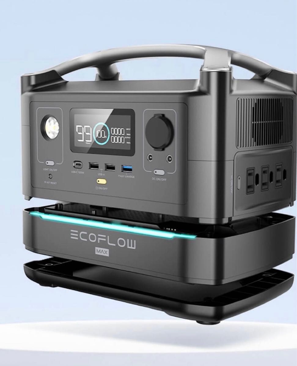 未使用に近い】エコフロー ポータブル電源 RIVER Max バッテリー 未使用に近い】エコフロー ポータブル電源 RIVER Max バッテリー