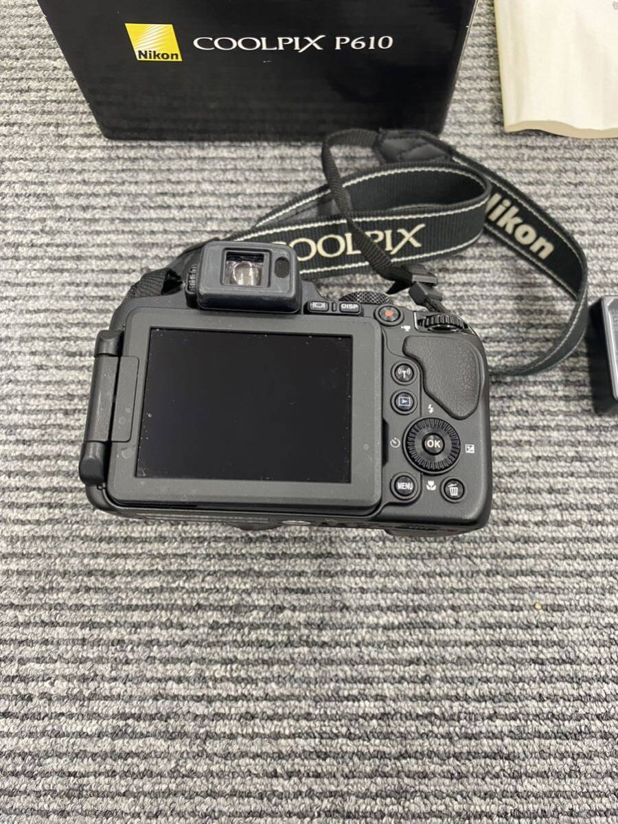 COOLPIX P610 （ブラック）　中古品　充電器等可動確認済み_画像5