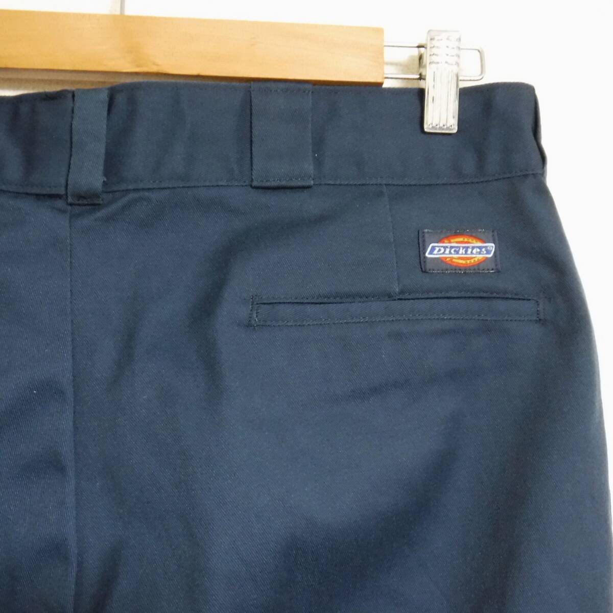 ▲80s Dickies 874 ネイビーW36 USA製 三角マチ タロン ディッキーズ アメリカ製 紺 90s sk8 スケーター バイカー ハーレー チョッパー_画像3