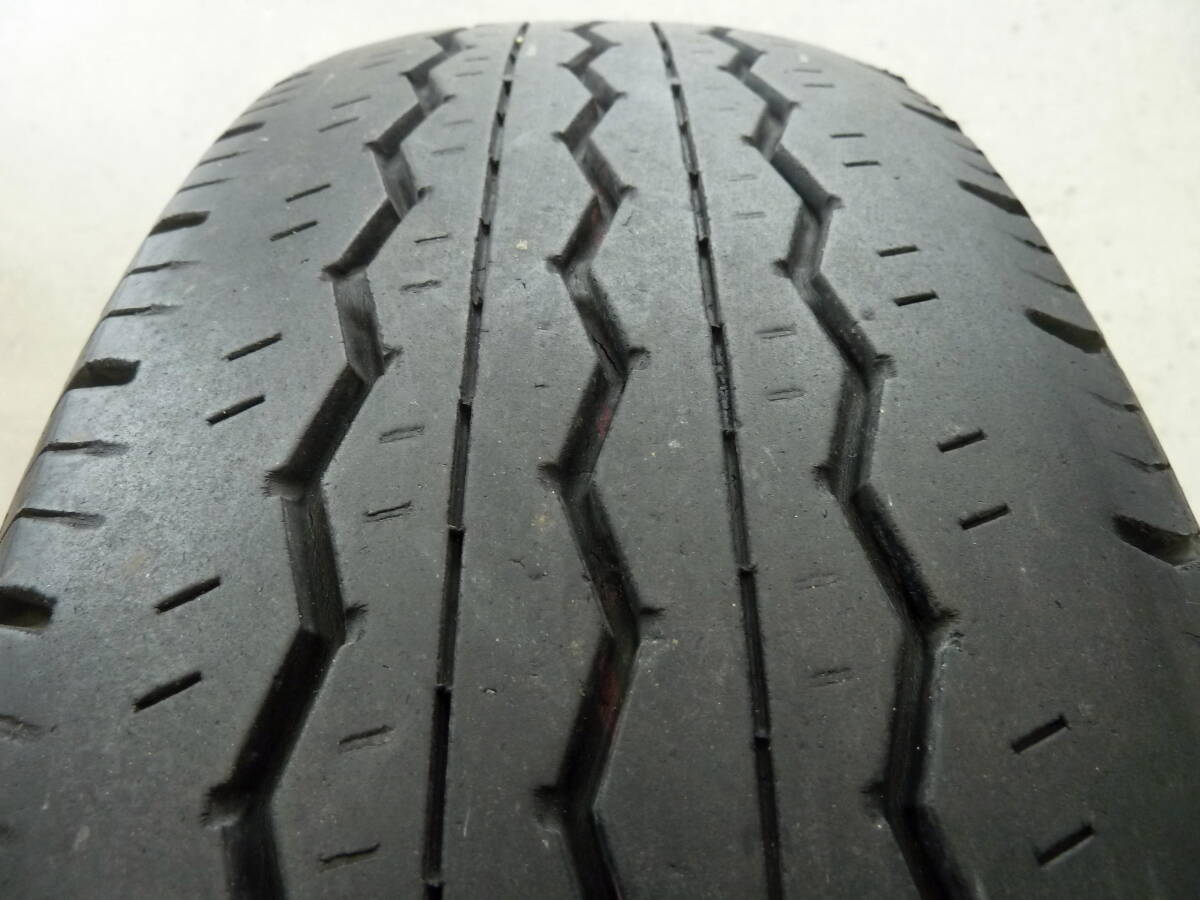 ●●2405-12LL 200系 ハイエース レジアスエース 純正スチール 鉄ホイール キャップ付 RD-613STEEL 195/80R15 107/105L LT 4本セットの画像10