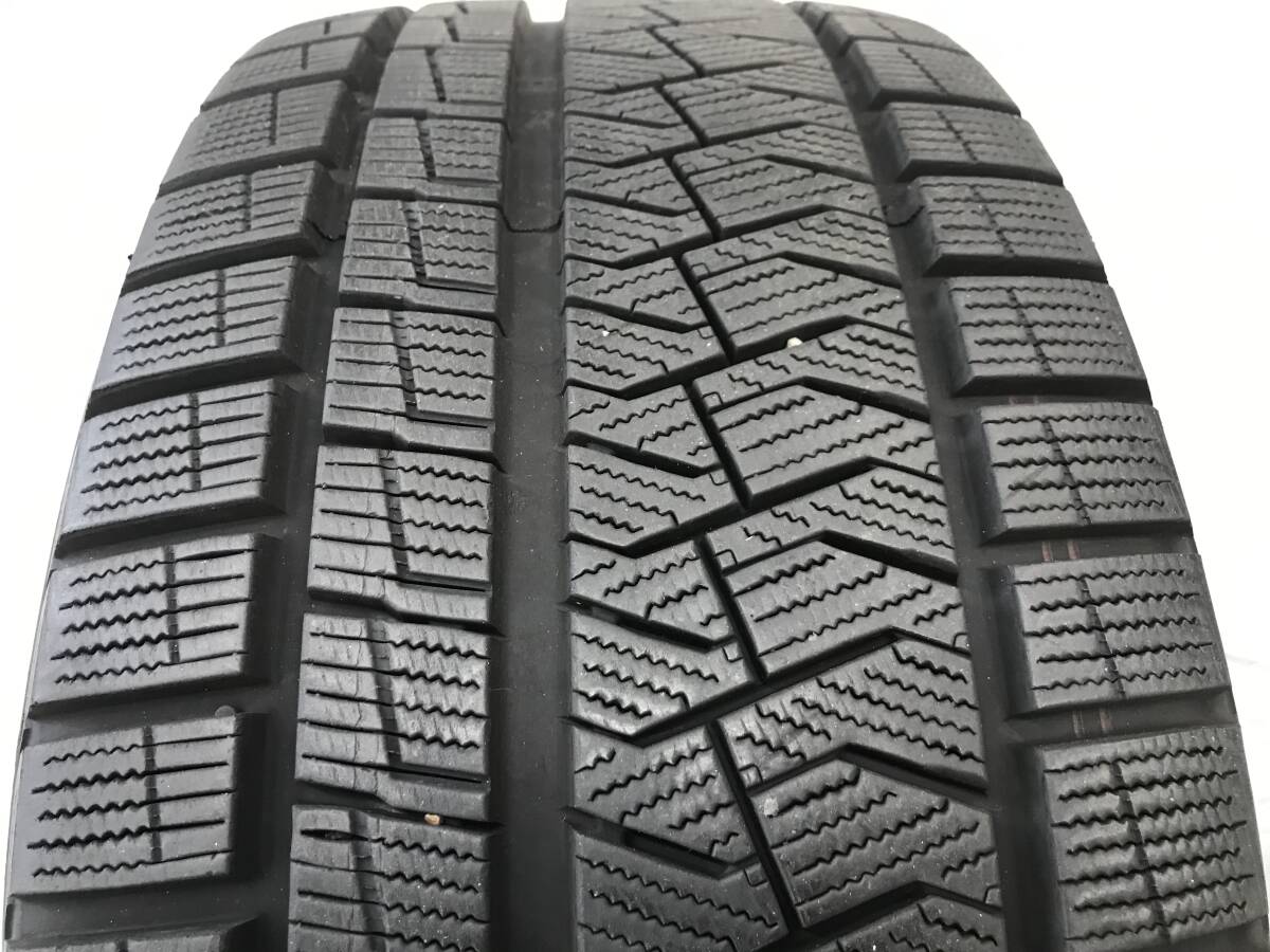 □□2405-118 バリ溝！ピレリ PIRELLI ICEASIMMETRICO 245/40R18 97Q 2020年製 9分山 4本セット 中古スタッドレス_画像2