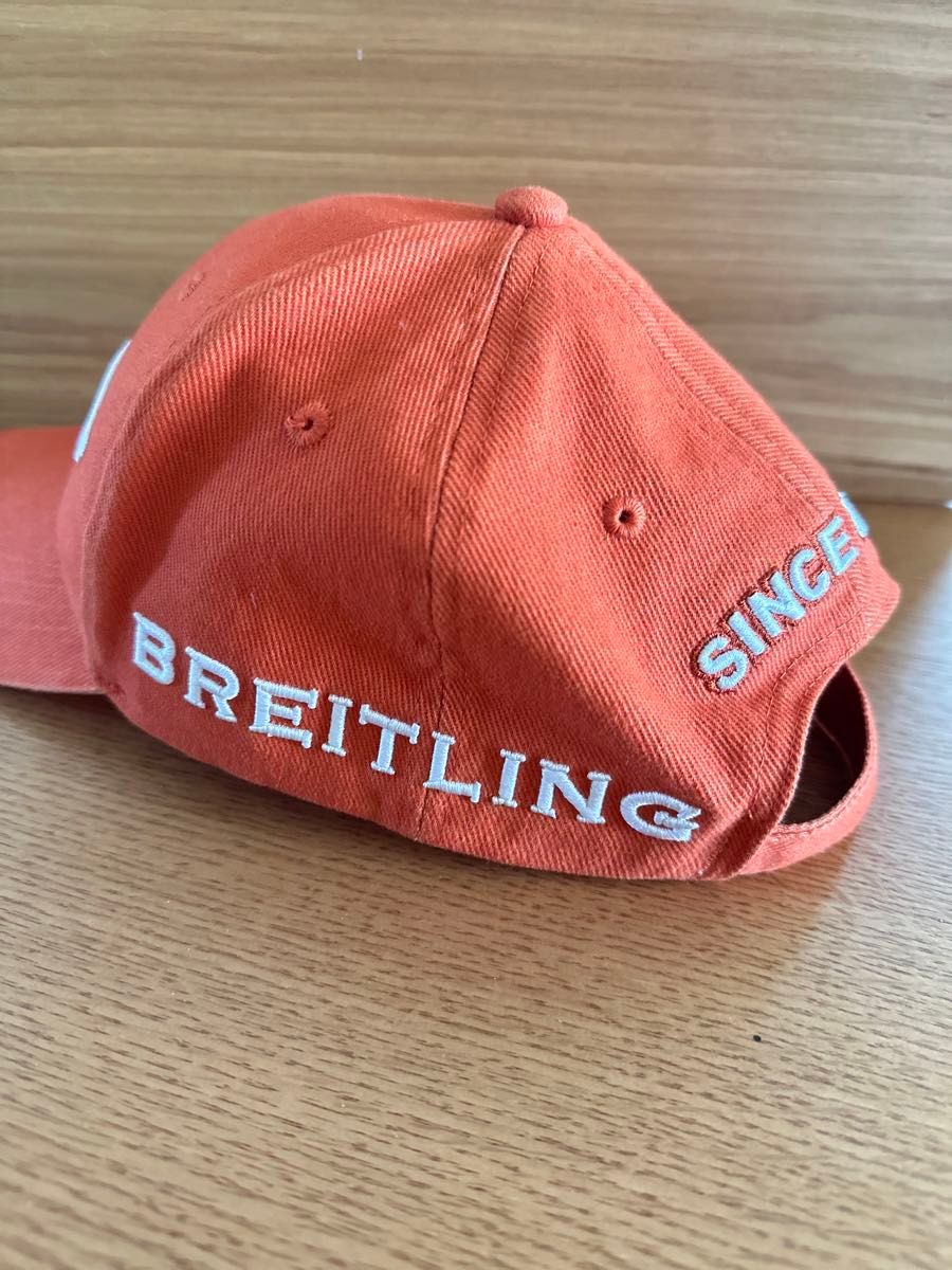 BREITLING ブライトリング  非売品 レア キャップ 帽子 オレンジ クーポン消化、カテゴリー変更可能