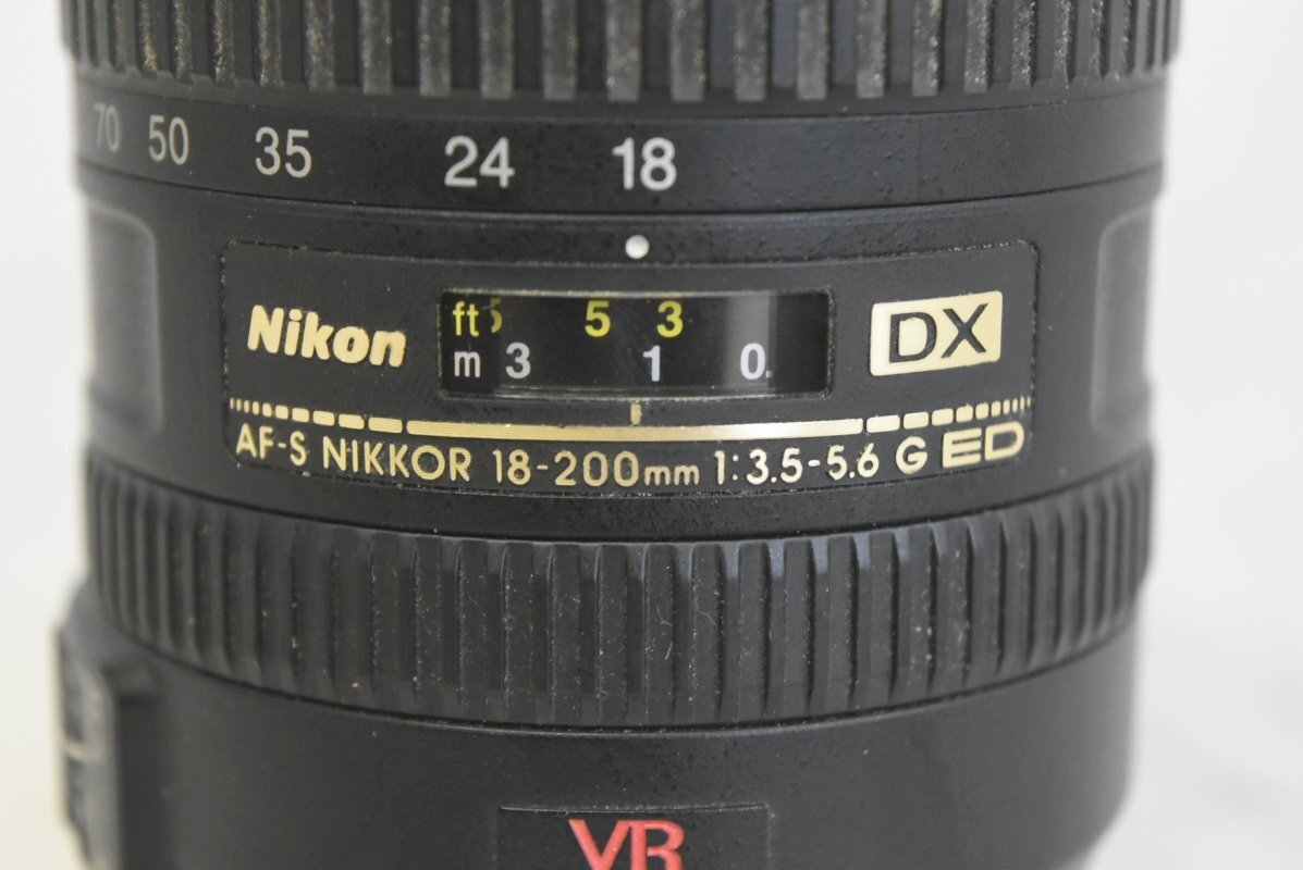 【中古】NIKON AF-S DX 18-200mm F3.5-5.6G ED VR ズームレンズ ニコンの画像7