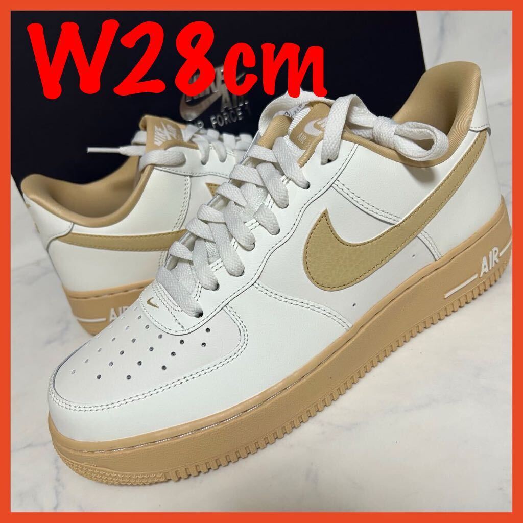 ★送料無料★【新品】Nike Air Force 1 Low '07 Sailナイキ ウィメンズ エアフォース1 ロー '07 セイル ヴィンテージグリーン セサミ w28cm_画像1