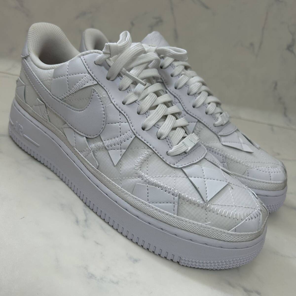 ★送料無料★【新品 レアモデル】28cm Nike Air Force Low TripleWhiteビリー・アイリッシュ ナイキ エアフォース 1 ロー トリプルホワイト_画像3