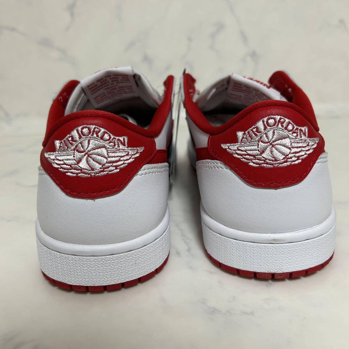 ★送料無料★【新品】Nike Air Jordan Retro Low OG ナイキ エアジョーダン1 レトロ ロー OG ホワイト アンド ユニバーシティレッド_画像5