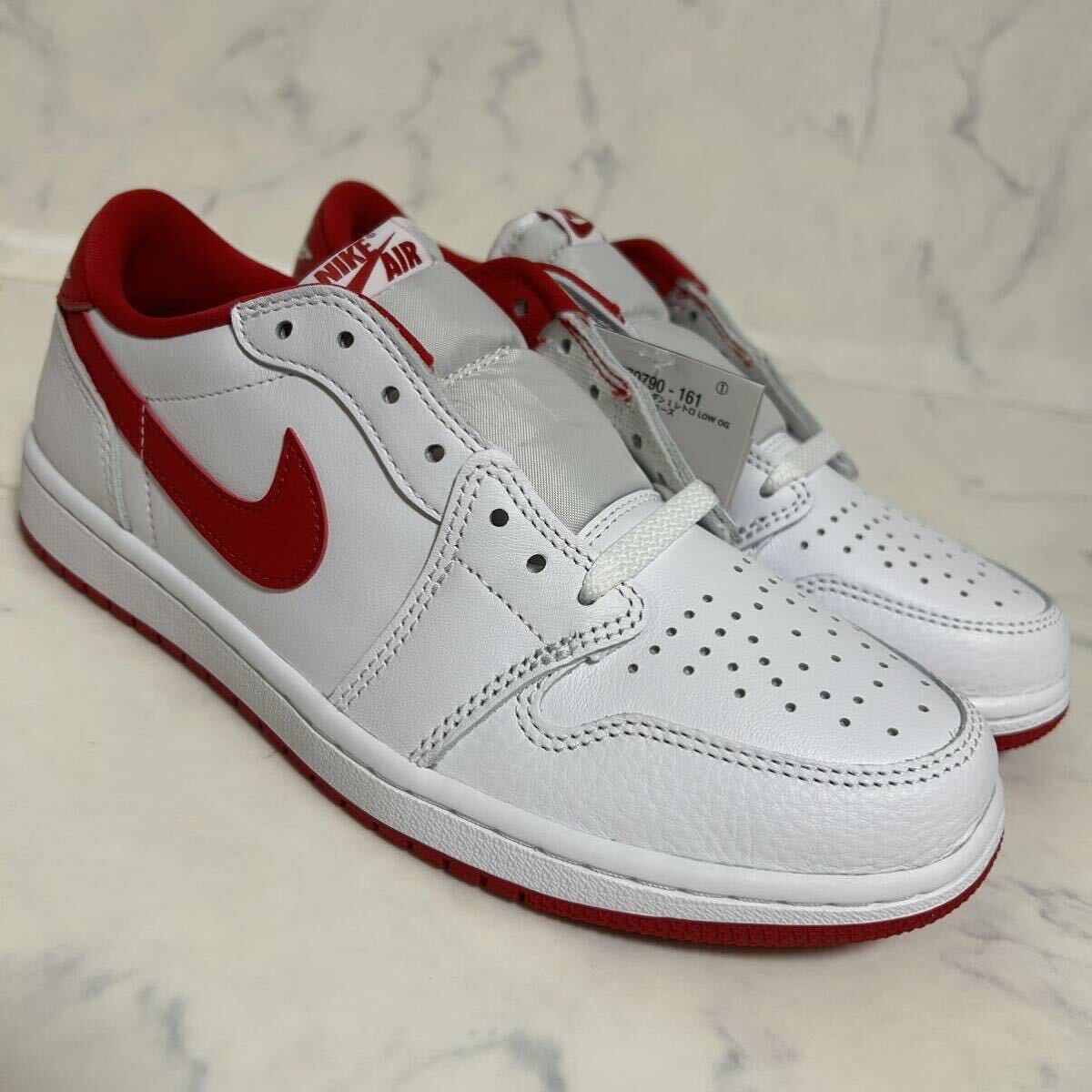 ★送料無料★【新品】Nike Air Jordan Retro Low OG ナイキ エアジョーダン1 レトロ ロー OG ホワイト アンド ユニバーシティレッド 26.5cm