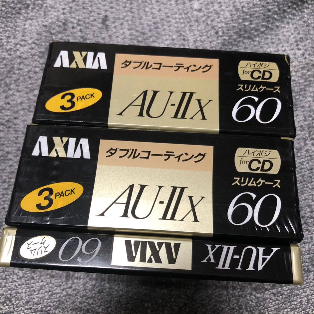 7本セット AXIA カセットテープ AU-IIx 60 ハイポジ AU-2x_画像7