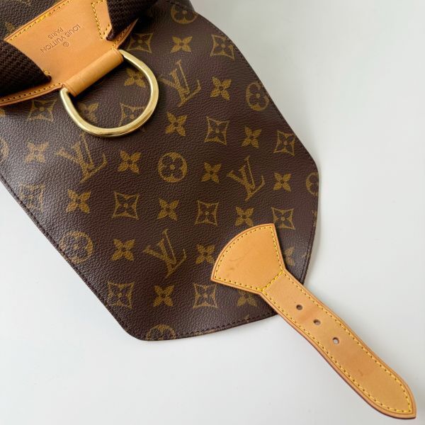 ◆ ルイ ヴィトン LOUIS VUITTON モノグラム モンスリ GM リュック M51135 保存袋付き バックパック ブラウン レディース メンズ_画像2