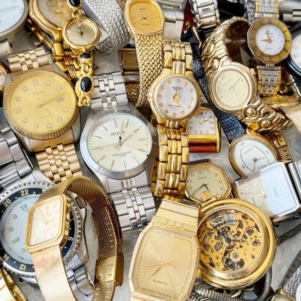 大量 まとめ売り ◆ 腕時計 懐中時計 100点 セット セイコー カシオ エンポリオ アルマーニ ユンハンス メンズ レディース_画像5