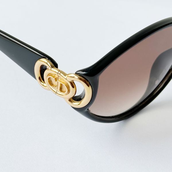 * Dior Christian Dior солнцезащитные очки 2850A 90 боковой CD Logo черный I одежда мужской женский 