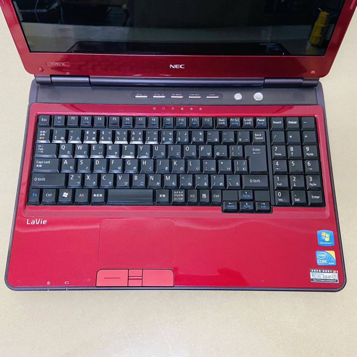 現状品 NEC 　 LAVIE 　PC- LL550WG6R 　Core i3 4GB HDD 500GB　 OS無し 　ライセンス無し　 i16989 　100サイズ発送　_画像5