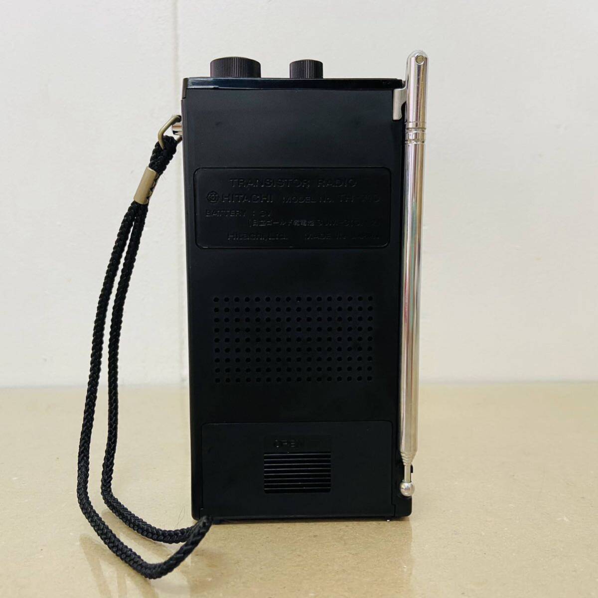 HITACHI TH-710 ポケットラジオ  i16580  受信◯ 60サイズ発送 の画像4