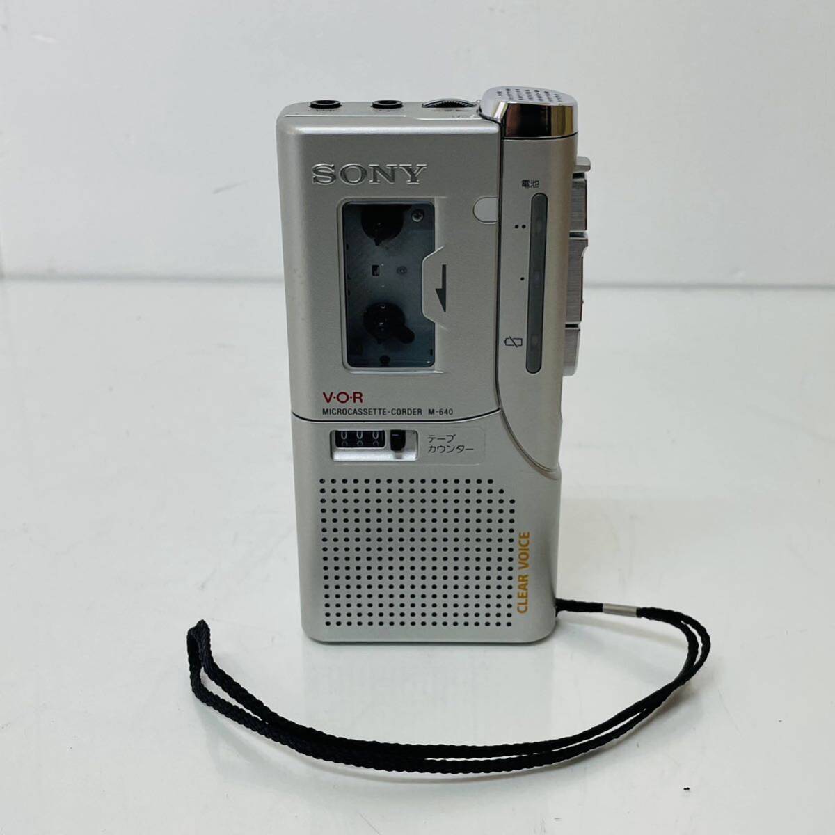 SONY 　マイクロカセットレコーダー 　M-640 　i14958 コンパクト発送 　 通電のみ確認済み　_画像7