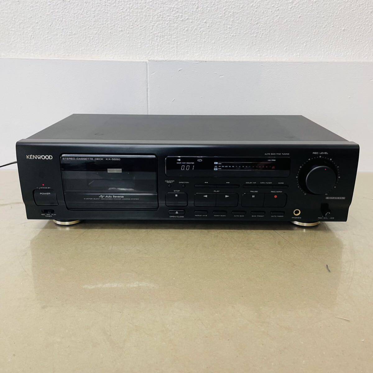 Yahoo!オークション - KENWOOD KX-5550 カセットデッキ 音出し Yahoo!オークション - KENWOOD KX-5550 カセットデッキ 音出し